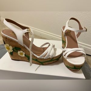 Beautiful Red Valentino Wedge Sandals. Never Used. Very good condition.